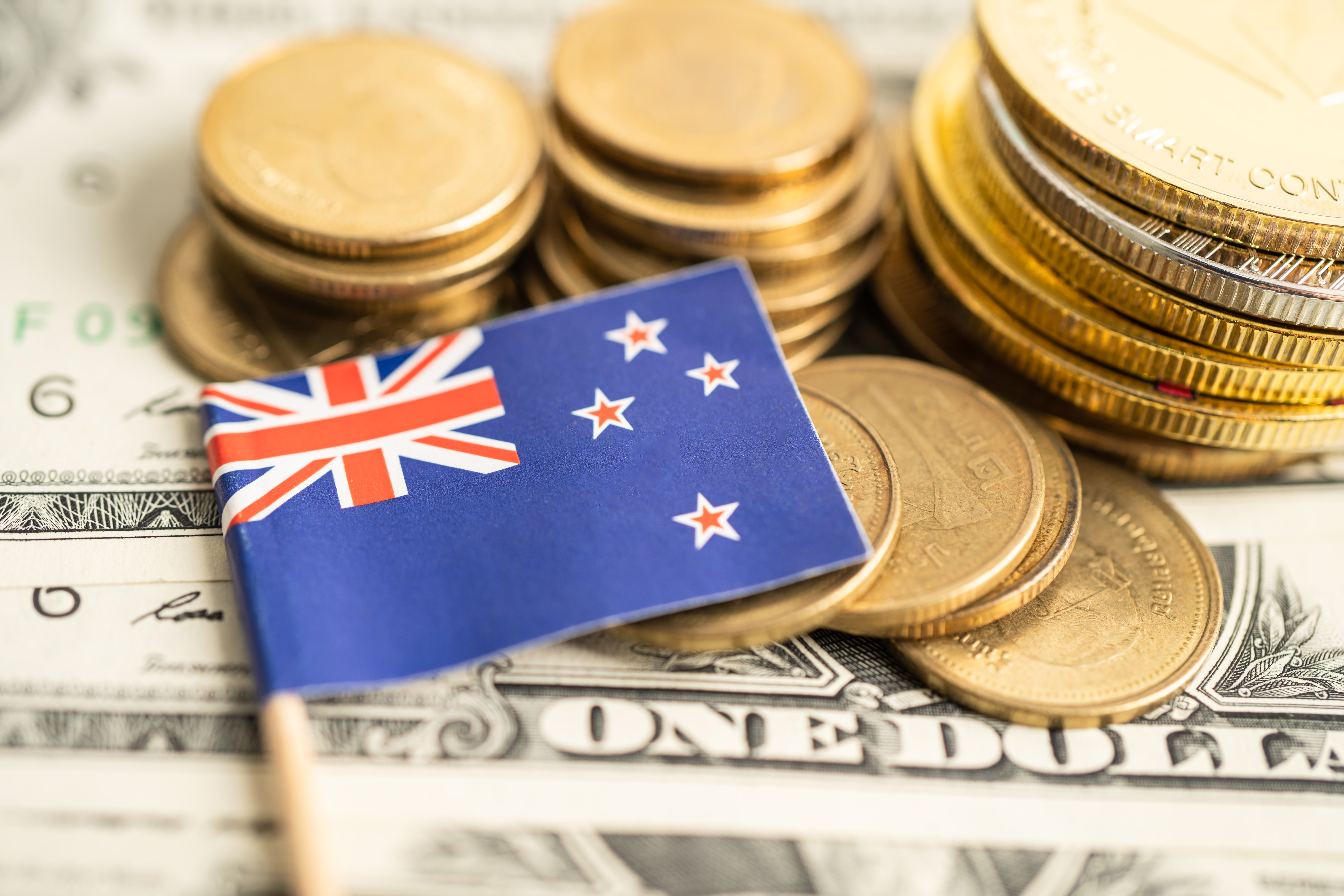new zealand flag with currency and us dollar 2026 03 24 11 40 24 utc
