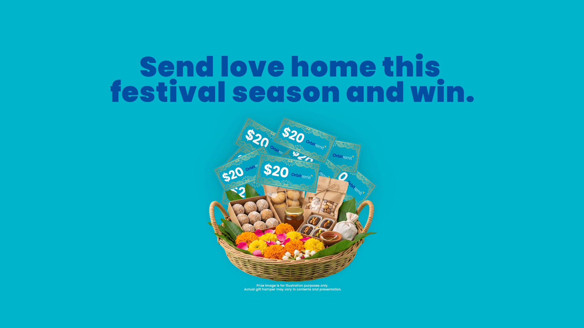 Send love home this festival season and win. Competition blog